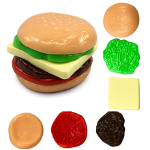 Load image into Gallery viewer, Fun Doh Build A Squish Burger Stack Sensory Toy - 12/Display: Wholesale Price