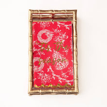 Load image into Gallery viewer, Red Toile Paper Guest Towel Packs