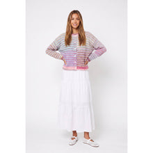 Load image into Gallery viewer, TF26-0715 - Multi color button up cardigan: MOCHA MIX / S-M-L(3-2-1)
