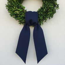Load image into Gallery viewer, Cotton Wreath Sash | All-Season Holidays Entryway Decor : White
