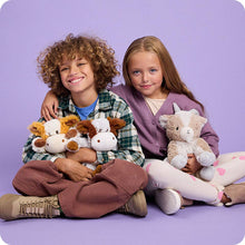 Load image into Gallery viewer, Goat Warmies Heatable Plush Warm Friend Microwave 13 inch Weighted lavender scented
