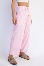 Load image into Gallery viewer, P566437-Ankle Length Cotton Slub Barrel Pant: Lemonilla / S-M-L (2-2-2)
