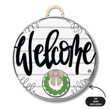 Load image into Gallery viewer, Shiplap "Welcome" Hanger + Mini
