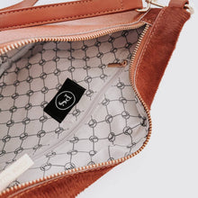Load image into Gallery viewer, Hair On Hide Westlyn Bum Bag: Brown
