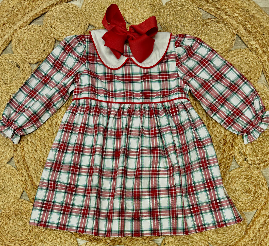 Girls Plaid Dress