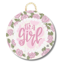 Load image into Gallery viewer, It's a Girl Door Hanger: Yes!  Add on a Stats Charm ($7.50 per hanger)
