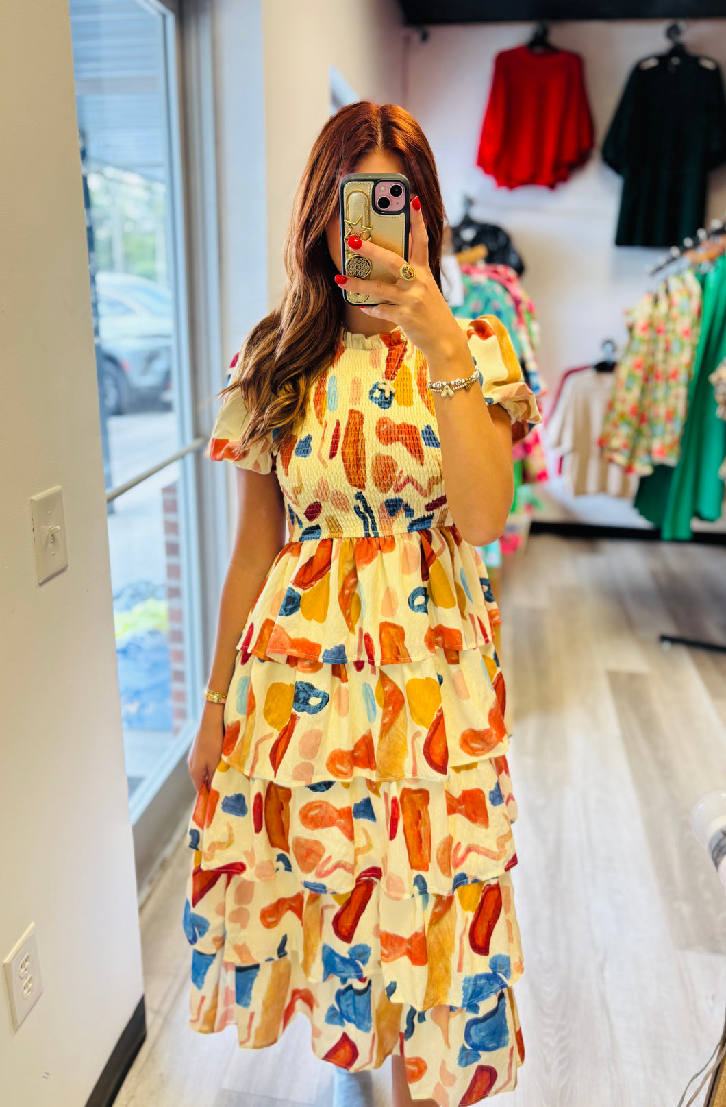 Long Spotted Dress