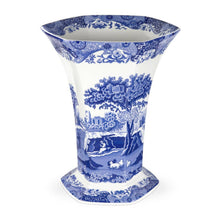 Load image into Gallery viewer, Spode Blue Italian Hexagonal Vase
