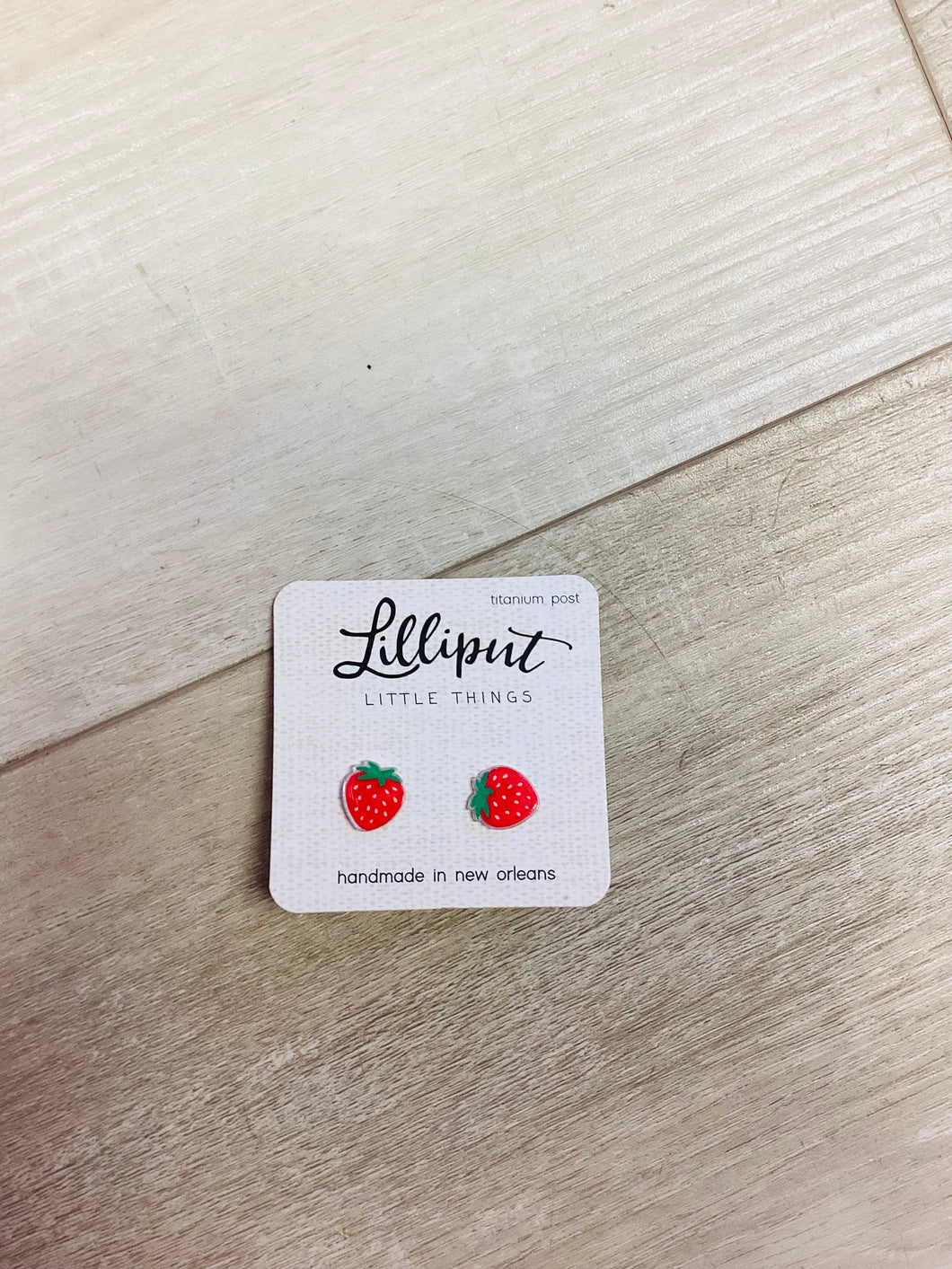 Strawberry Earrings