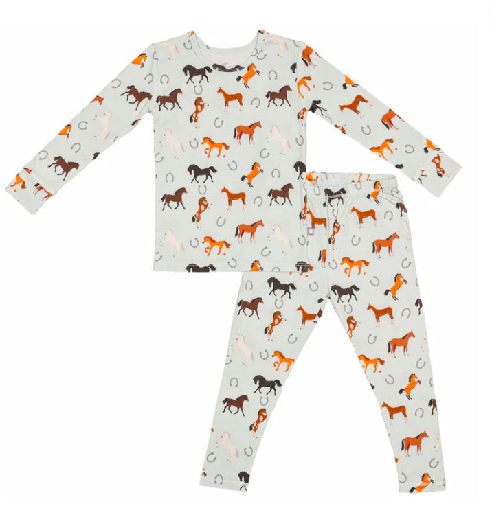 Western Horses Two Piece Jammies