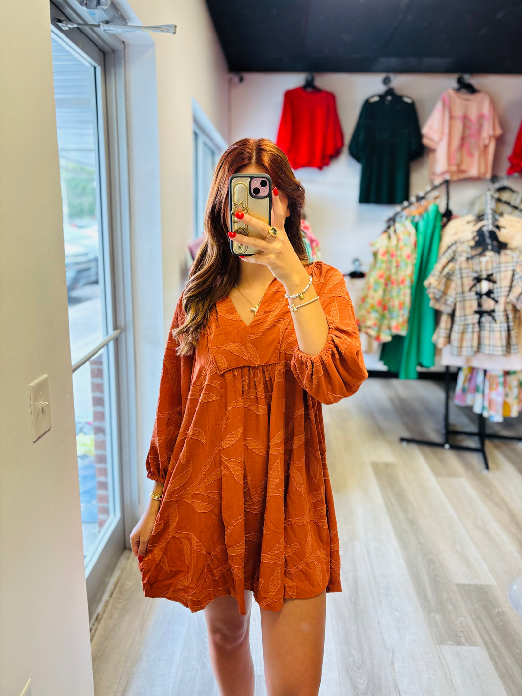 Short Orange Dress