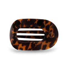 Load image into Gallery viewer, Round Flat Hair Clip | Medium | Tortoise
