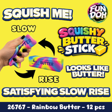 Load image into Gallery viewer, Fun Doh Rainbow Butter Slow Rise Squishy Toy - 12/Display: Wholesale Price
