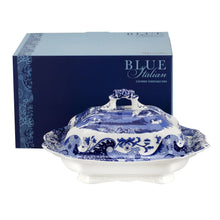 Load image into Gallery viewer, Spode Blue Italian Covered Vegetable Dish
