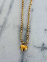 Load image into Gallery viewer, SMALL BUBBLE HEART NECKLACE: SILVER
