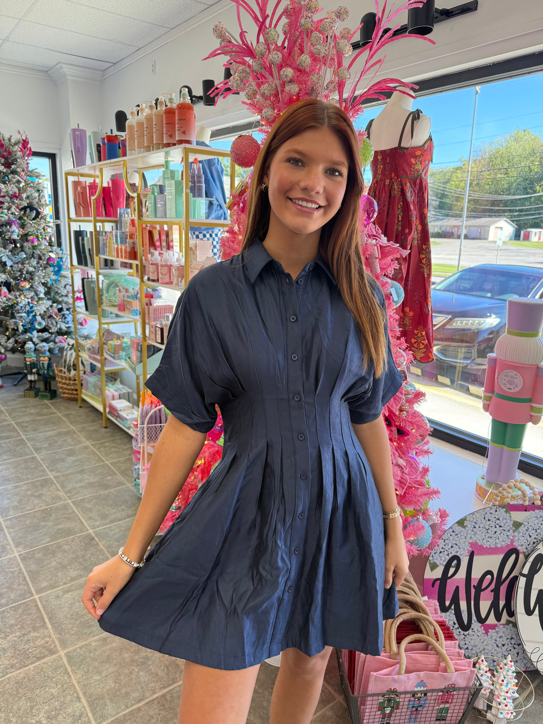 Midnight muse silk dress