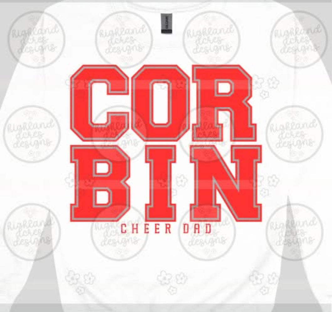 Corbin cheer dad