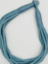 Load image into Gallery viewer, &quot;Original&quot; Slub 8-Strand Necklace (dusty light blue) NK167
