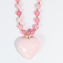 Load image into Gallery viewer, Sweet Rosé Heart Necklace
