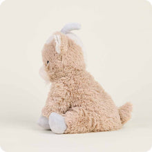 Load image into Gallery viewer, Goat Warmies Heatable Plush Warm Friend Microwave 13 inch Weighted lavender scented
