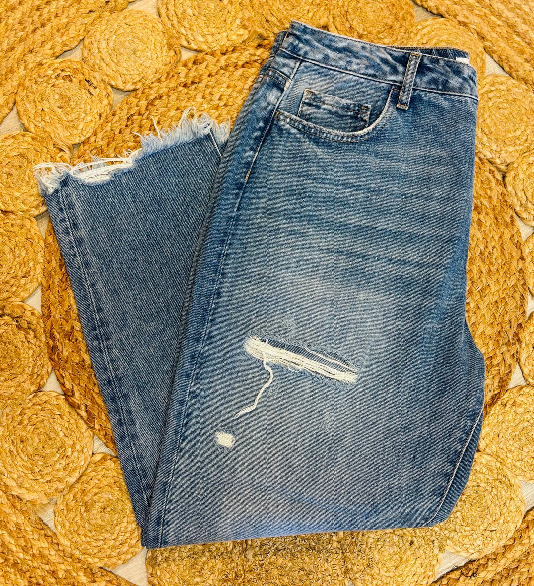 Vervet Emma High Rise Wide Leg Jeans