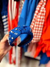 Load image into Gallery viewer, Gemmed Football Headband
