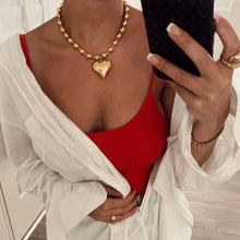 Load image into Gallery viewer, BUBBLE HEART NECKLACE
