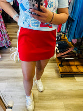 Load image into Gallery viewer, Red Mini Skirt
