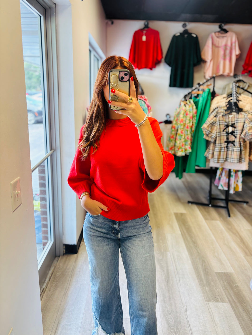 Loose Red Sweater