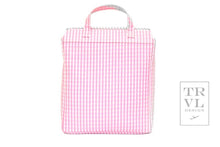 Load image into Gallery viewer, Take Away Lunch Bag - Insulated Gingham Pink: Gingham Pink
