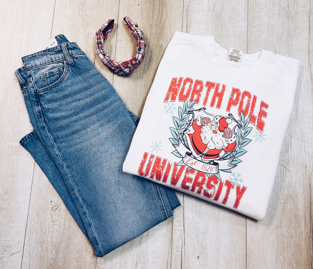 North Pole University Crewneck