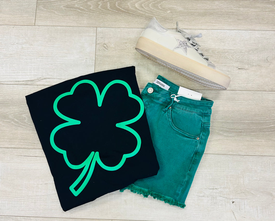 Clover puff tee