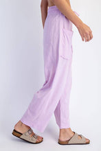 Load image into Gallery viewer, P566437-Ankle Length Cotton Slub Barrel Pant: Lemonilla / S-M-L (2-2-2)
