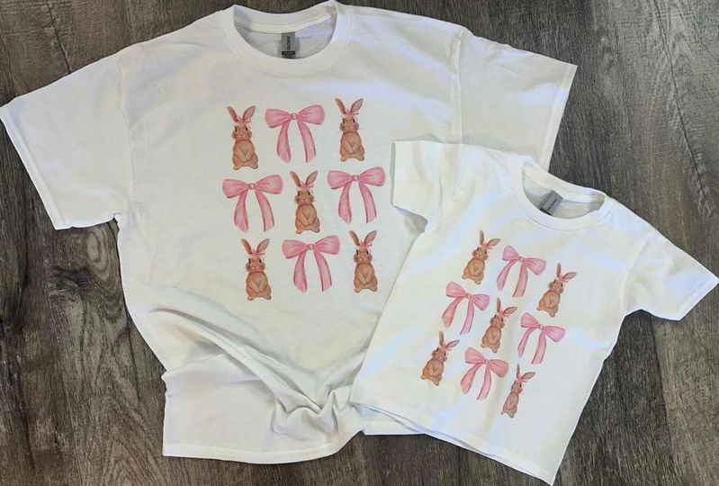 Easter Bunny Bow Tee