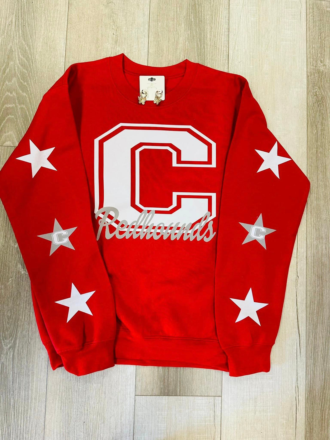 C Block Redhound Star Crewneck