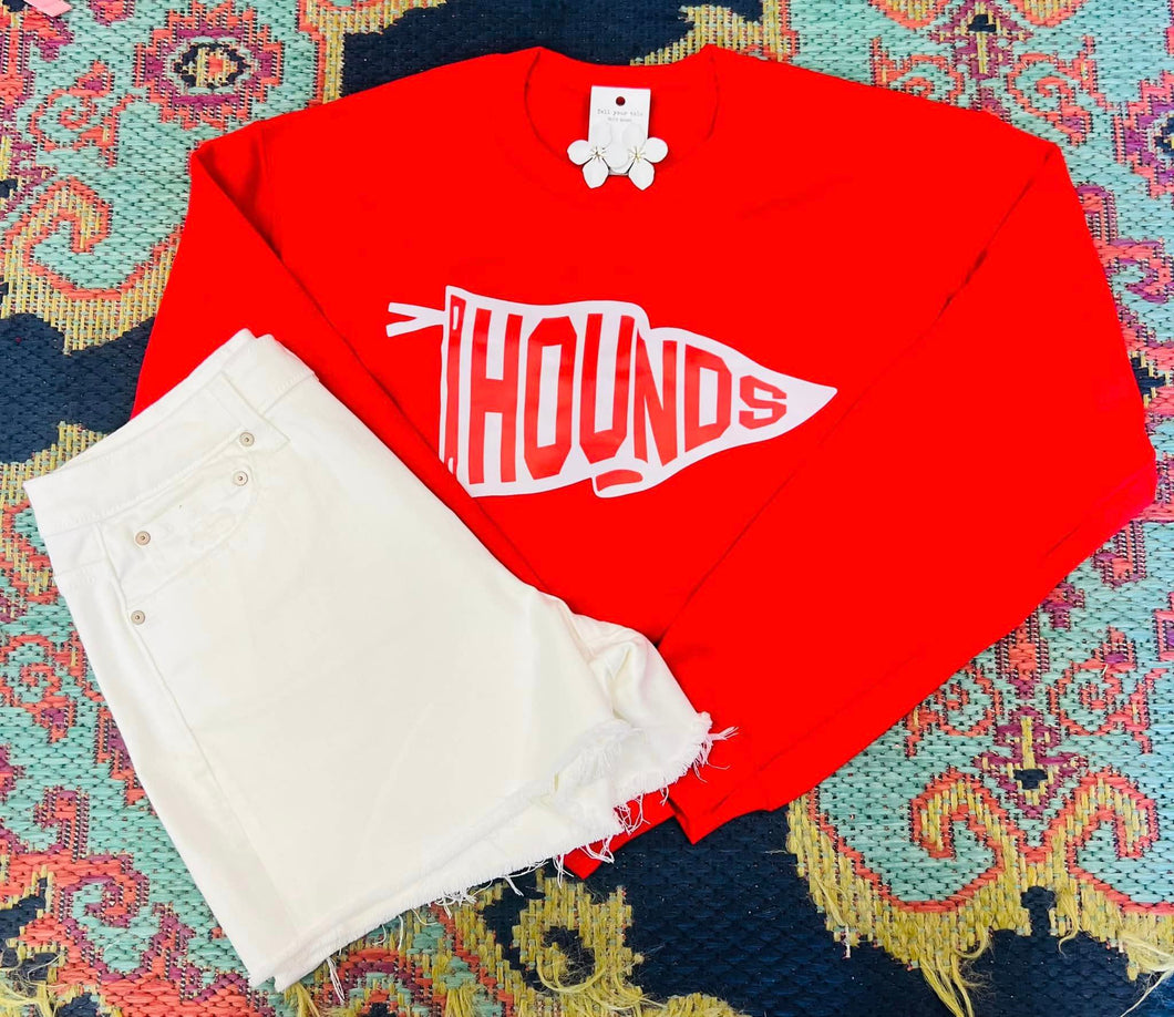 Pennant Hounds Crewneck Sweatshirt