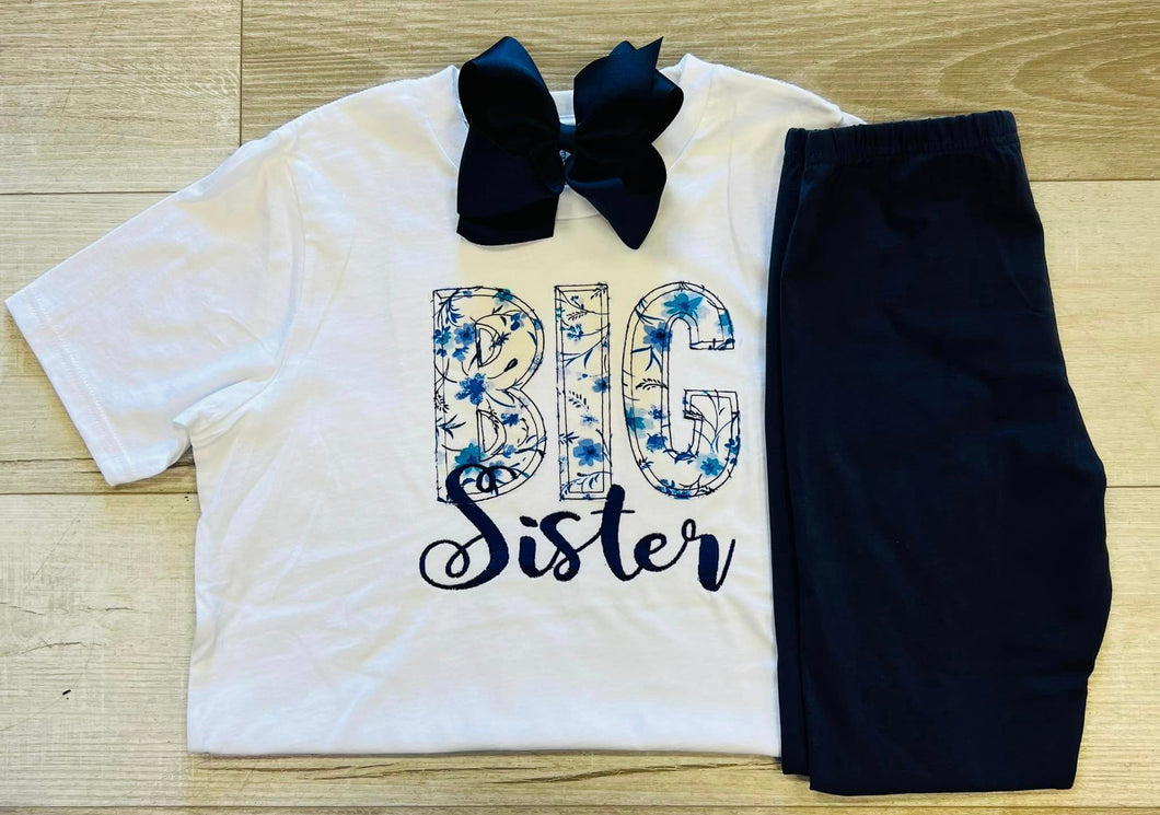 Big Sister Applique Tee