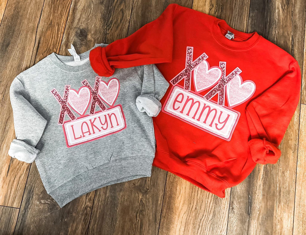 Personalized Valentine's Day Crewneck