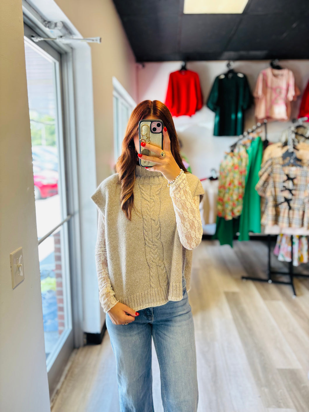 Open Side Sweater Vest