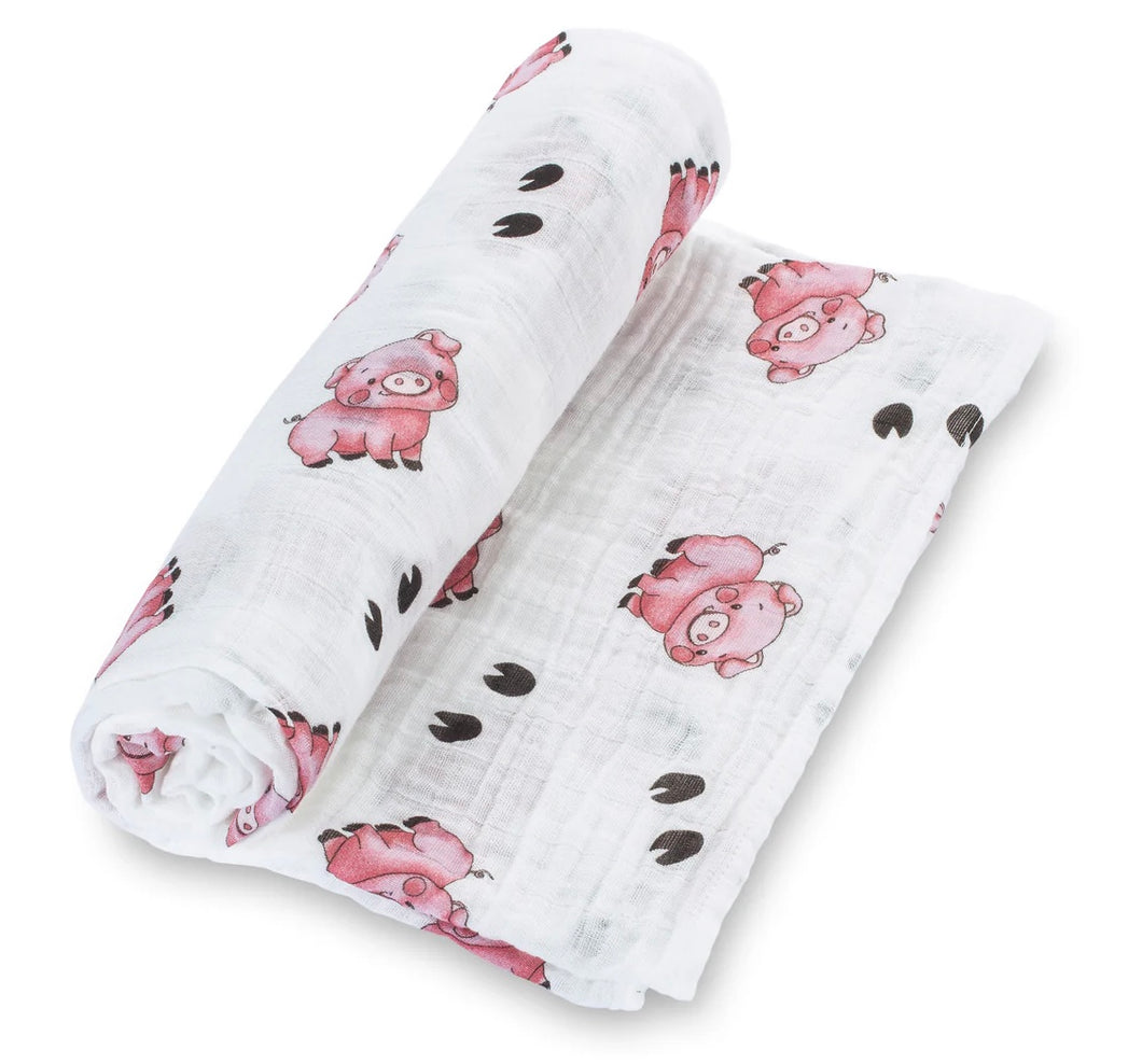 Oink Oink Farm Pig Baby Swaddle