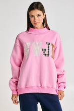 Load image into Gallery viewer, IT2594E-WWJD1 | WWJD Embroidered Mock-neck Sweatshirt
: ASH GREY / S/M-L/XL (3-3)
