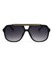 Load image into Gallery viewer, Astrid - Women's Oversized Aviator Sunglasses: Gradient Cheetah
