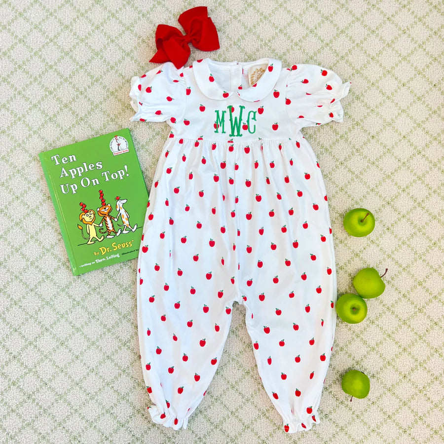 Short Sleeve Britt Romper Egerton Apples