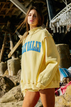 Load image into Gallery viewer, DILLY DALLY Reversible Mockneck Sweatshirt/Butter Yellow
