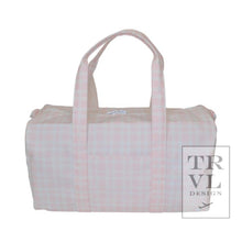 Load image into Gallery viewer, Weekender - Pimlico Plaid Pink Duffel Bag
