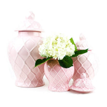 Load image into Gallery viewer, Pink Textured Ginger Jar - Small
