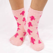 Load image into Gallery viewer, Women&#39;s Nutcracker Snuggle Socks   Pink   One Size

