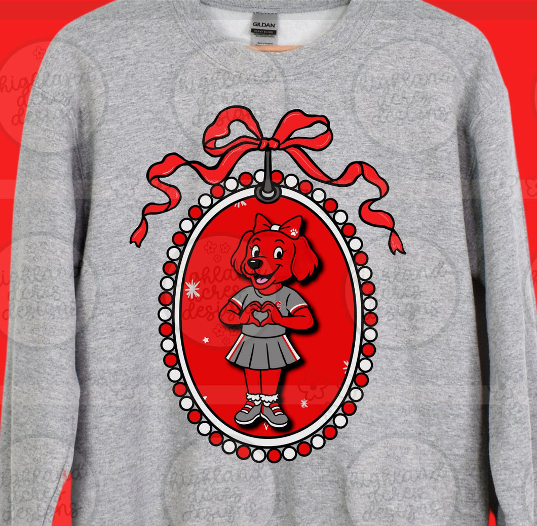 Corbin Redhound Girl Oval