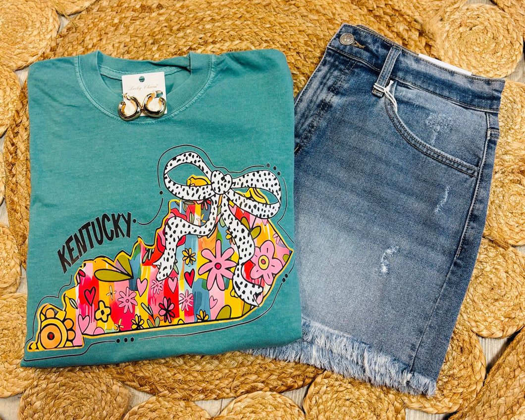 Kentucky Floral State Tee