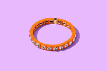 Load image into Gallery viewer, Enamel Stretch Bracelet - Small Gems - Zoe - Assorted Colors: Yellow
